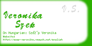 veronika szep business card